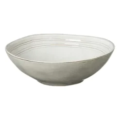 Diep bord Toscane - grijs - 19 cm