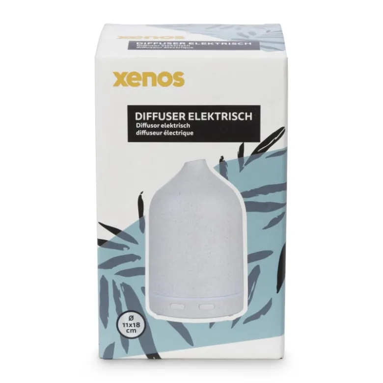 Diffuser elektrisch - wit - ø11x18 cm