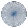 Dinerbord blue print - stripes - ⌀26 cm