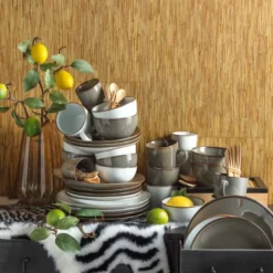 Dinerbord Emma - 26.5 cm - groen