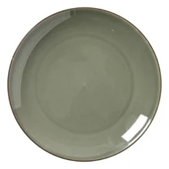 Dinerbord Emma - donkergroen - ø26.8x2.5 cm