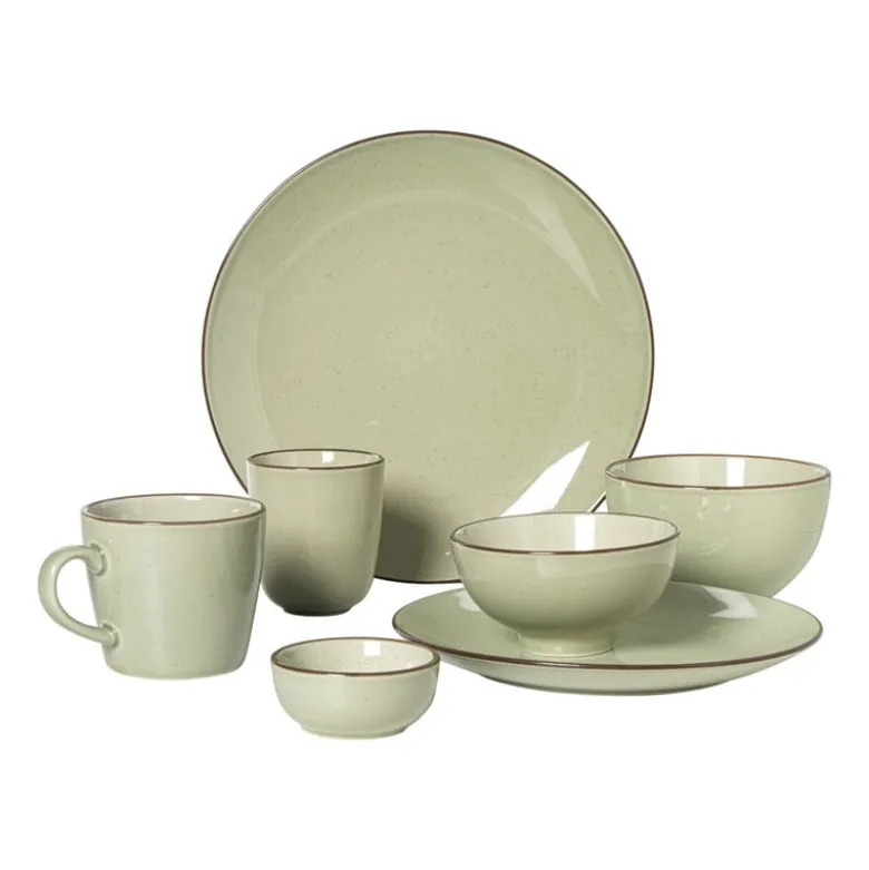 Dinerbord Emma - lichtgroen - ø26.8x2.5 cm