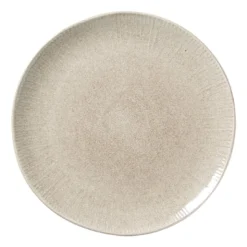 Dinerbord fuji - beige - ø27.5x2.4 cm