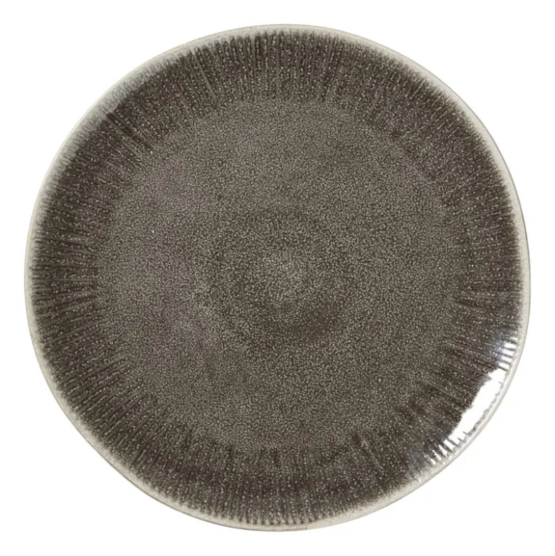 Dinerbord fuji - bruin - ø27.5x2.4 cm
