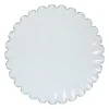 Dinerbord geschulpt - groen - ø28x2.5 cm