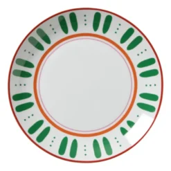 Dinerbord holly jolly - groen - ø26.8x2.8 cm