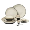 Dinerbord Roots - beige - ø27.5x3 cm