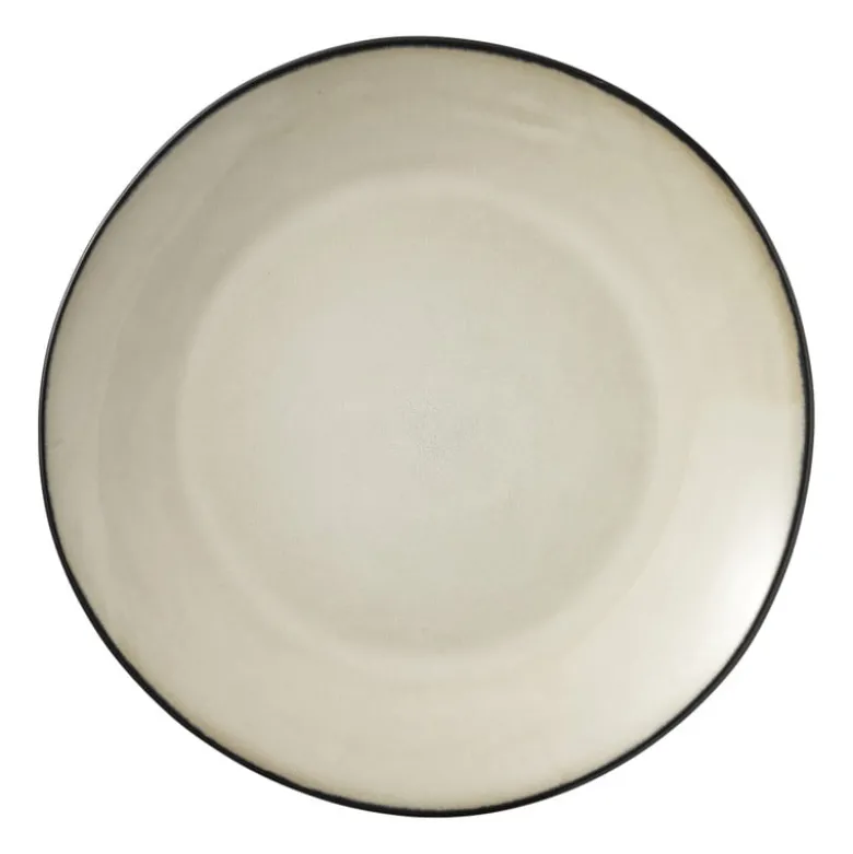 Dinerbord Roots - beige - ø27.5x3 cm