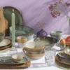 Dinerbord roots - oker - ø27.5x3 cm