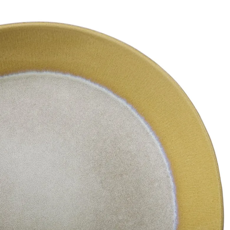 Dinerbord roots - oker - ø27.5x3 cm
