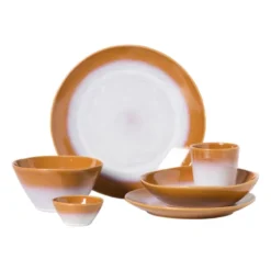 Dinerbord roots - oranje - ø27.5x3 cm
