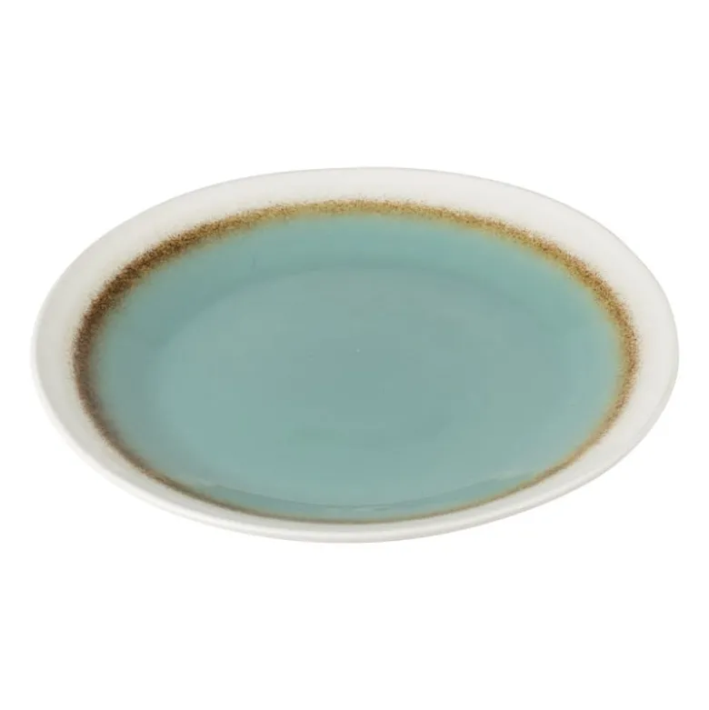 Dinerbord Roots - turquoise - ø27.5x3 cm