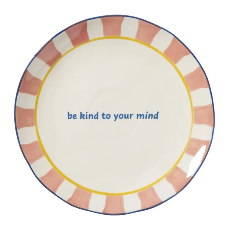 Dinerbord - roze - ø25.5x3.5 cm - Happy at Home by Sanny