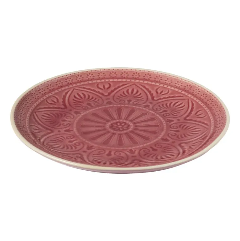 Dinerbord Yasmine - roze - 25.5 cm