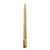 Dinerkaars metallic twist - roségoud - ø2x25 cm