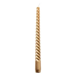 Dinerkaars metallic twist - roségoud - ø2x25 cm