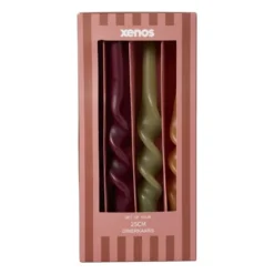 Dinerkaars twist - groen - set van 4