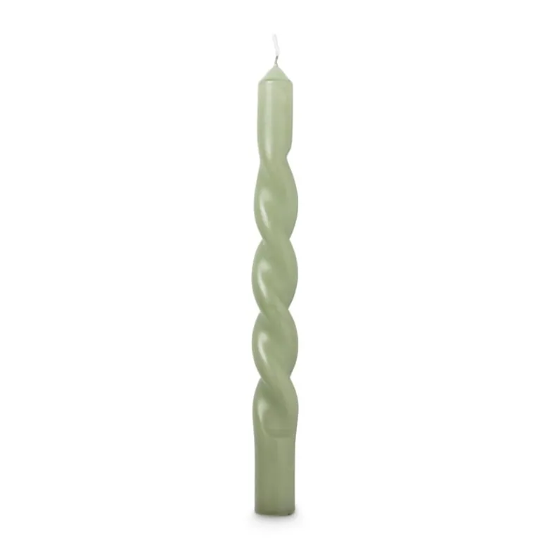 Dinerkaars twist - groen - ø2.5x20.5 cm