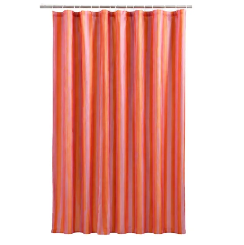 Douchegordijn - roze/oranje - 180x200 cm