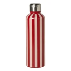 Drinkfles streep - rood - 500 ml