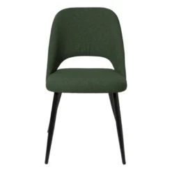 Eetkamerstoel Leonardo - groen - 82.5x61.5x48.5 cm