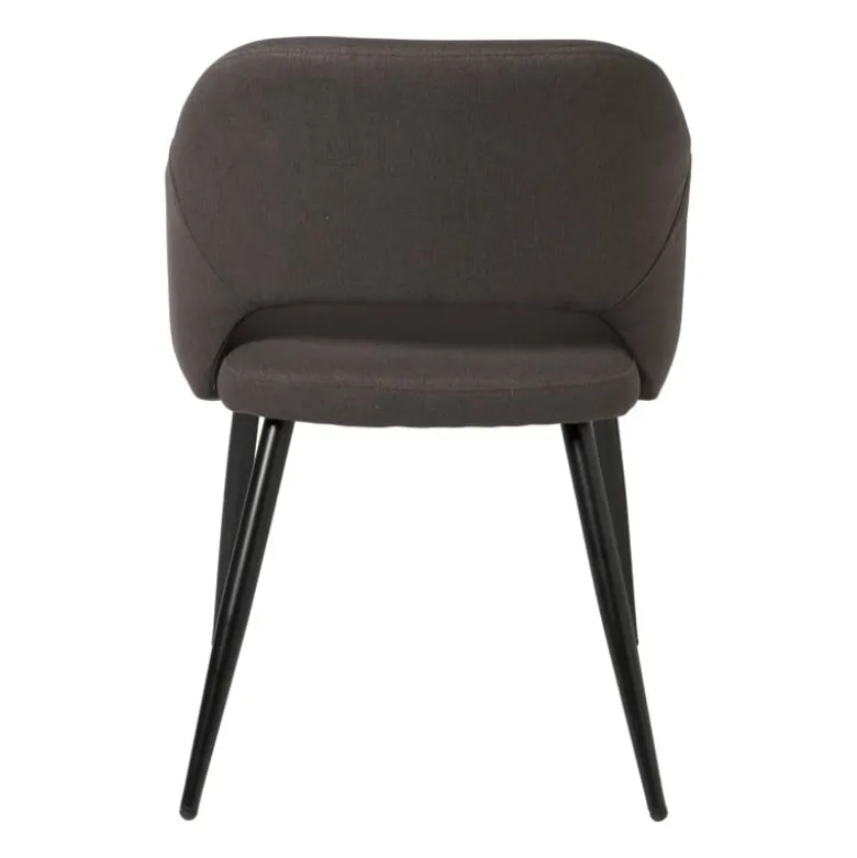 Eetkamerstoel Leonardo met armleuning - grijs - 81x62.5x56 cm