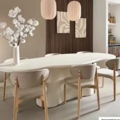 Eetkamerstoel Niki - wit - 78x55x54 cm