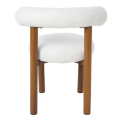 Eetkamerstoel Ruby - teddy beige/bruin - 73x56.5x53 cm