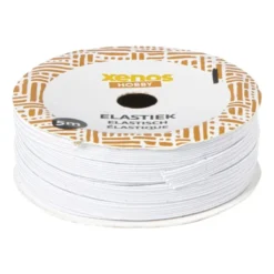 Elastiek - wit - 5 meter