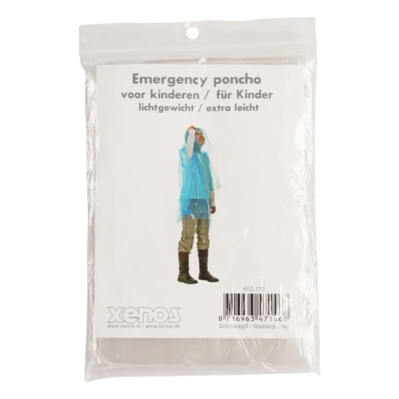 Emergency poncho kids - diverse kleuren