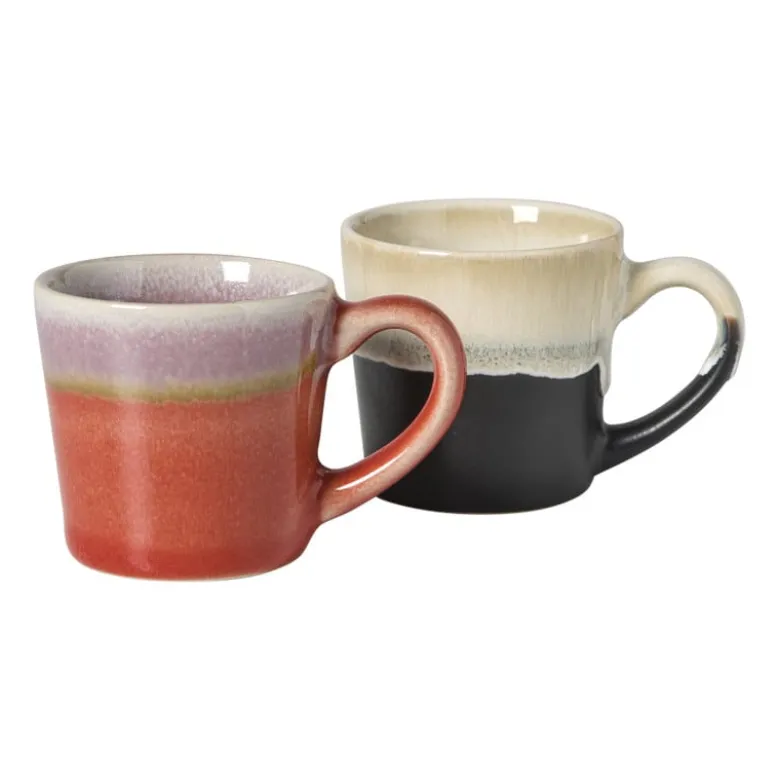 Espressomok roots - rood/paars - 80 ml