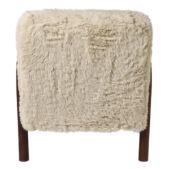 Fauteuil beatle - beige/bruin - 80x78x70 cm