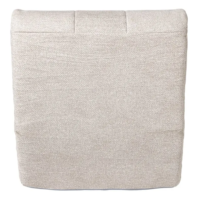 Fauteuil chenille chunk - beige - 87x72x66 cm