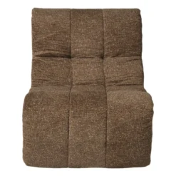 Fauteuil chenille chunk - bruin - 87x72x66 cm