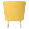 Fauteuil Sita - geel - 69x56x66 cm