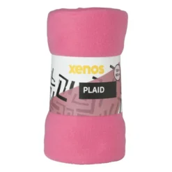 Fleece deken - fuchsia - 160x130 cm