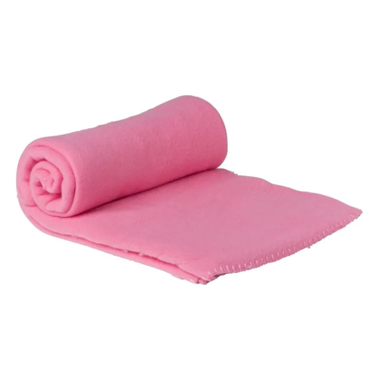 Fleece deken - fuchsia - 160x130 cm
