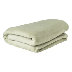 Fleece deken - groen - 200x150 cm