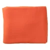 Fleece deken - oranje - 160x130 cm