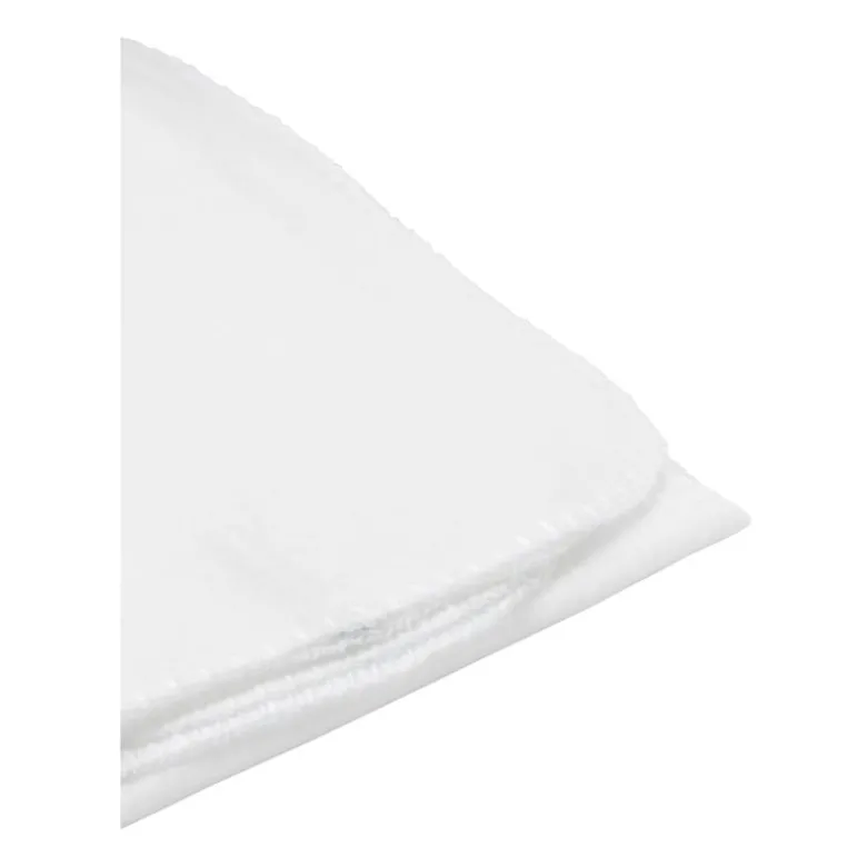 Fleece deken - wit - 160x130 cm