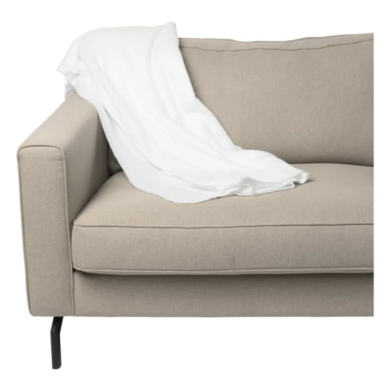 Fleece deken - wit - 160x130 cm