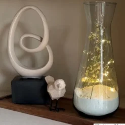 Fles met LED lampjes - plastic