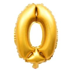 Folie ballon - cijfer 0