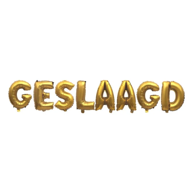 Folieballon - geslaagd