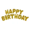 Folieballon happy birthday - goud