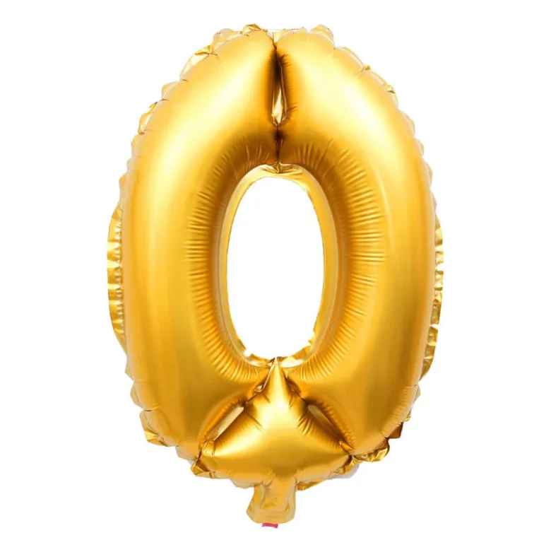 Folie ballon XL - cijfer 0 - 60 cm
