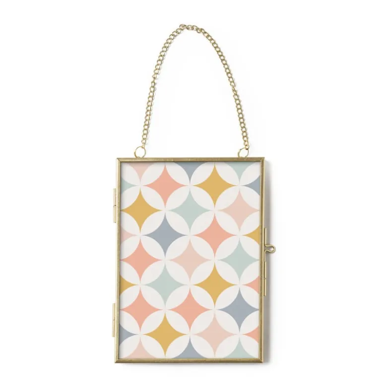 Fotokader aan ketting - goud - 18x23 cm