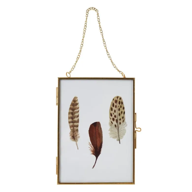 Fotokader aan ketting - goud - 13x18 cm