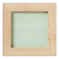 Fotokader bamboe - 10x10 cm
