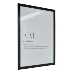 Fotokader basic - 50x70 cm - zwart